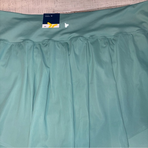 Old Navy Womens Extra High-Waisted PowerSoft Pleated Sage Green Skort Size 4X - Picture 10 of 13